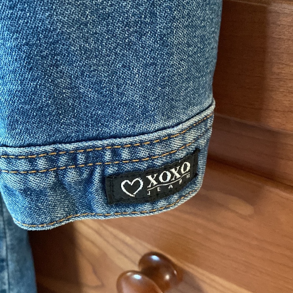 Vintage XOXO Denim button up dress coat - Picture 3 of 12